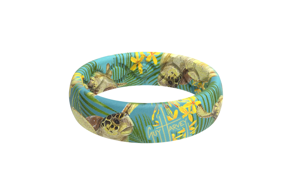 Guy Harvey Tropical Turtle Thin Ring