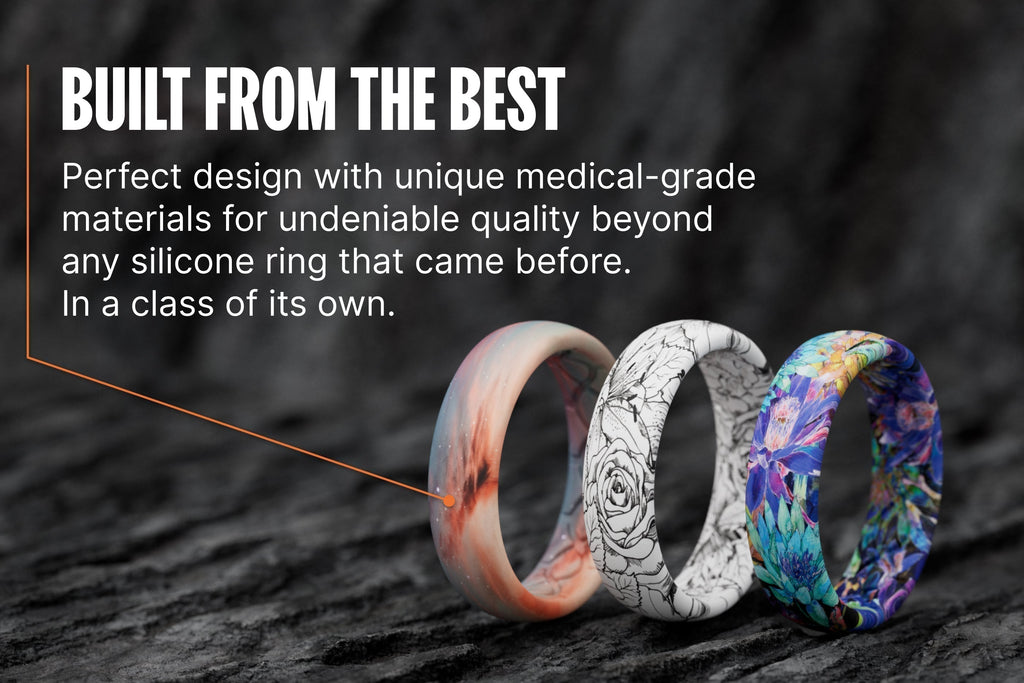 Retro Floral Thin Ring